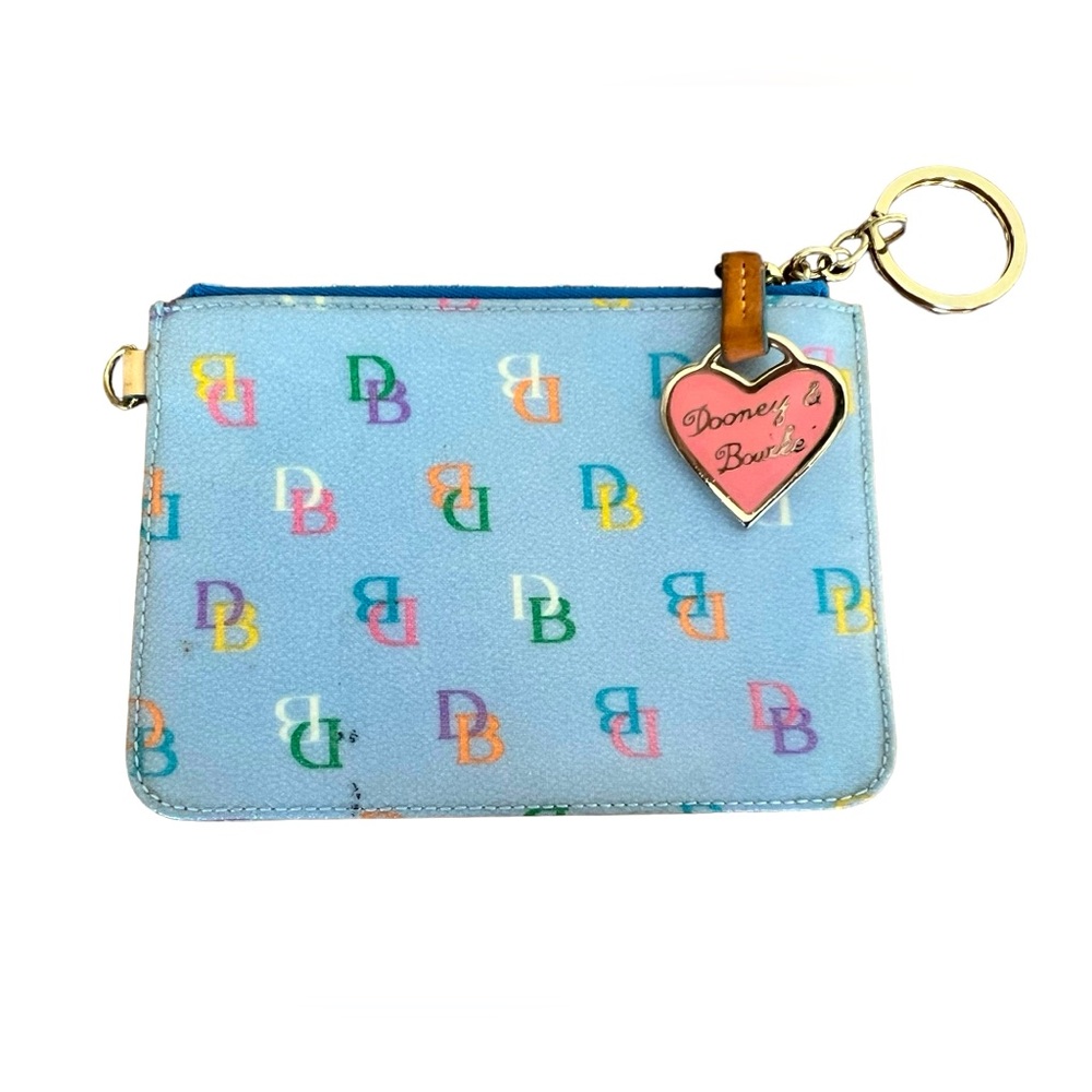 Dooney and Bourke rainbow key pouch